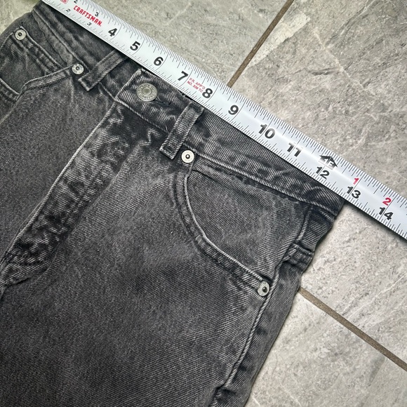 Vintage 90s GAP Black High Rise Mom Jeans USA Made 26x28 - Picture 5 of 6